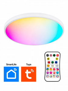 Умный светильник потолочный круглый с пультом RGB Огонёк OG-LDP31 Wi-Fi